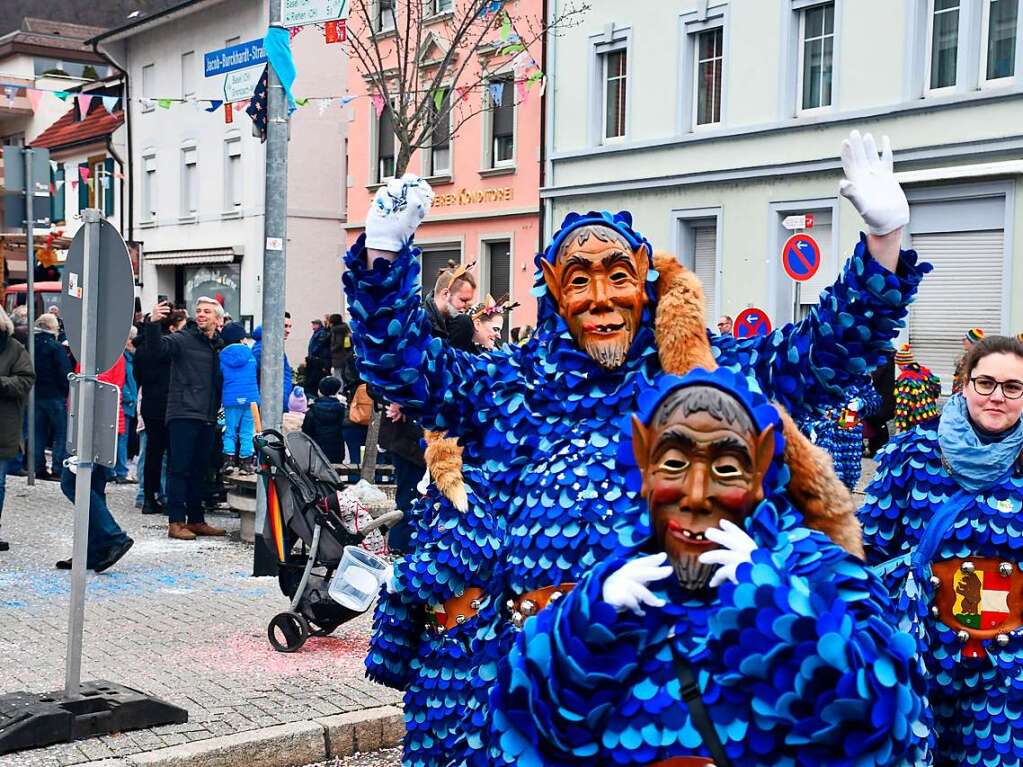 Eindrcke vom Umzug im Ortsteil Grenzach