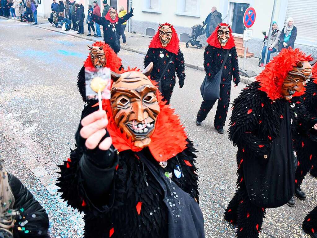 Eindrcke vom Umzug im Ortsteil Grenzach