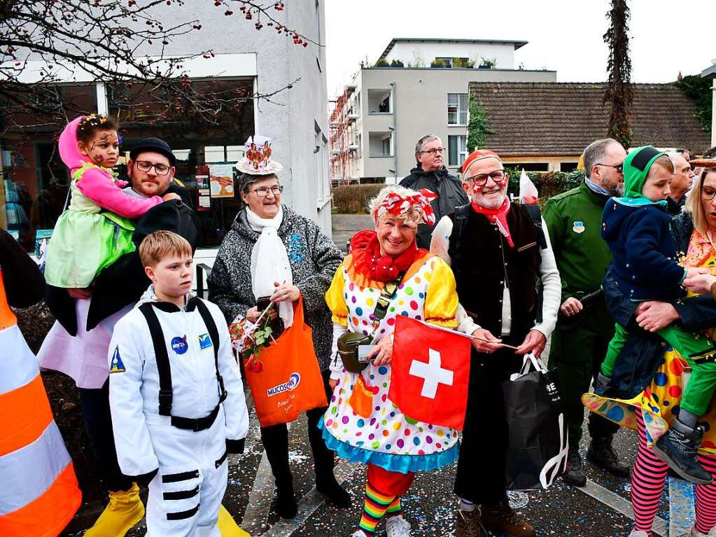 Eindrcke vom Umzug im Ortsteil Grenzach