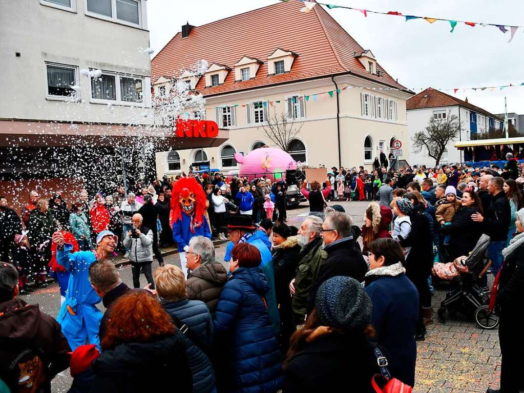 Eindrcke vom Umzug im Ortsteil Grenzach