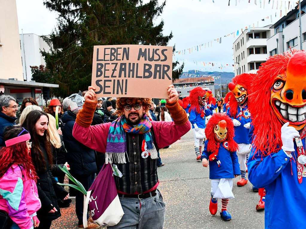 Eindrcke vom Umzug im Ortsteil Wyhlen