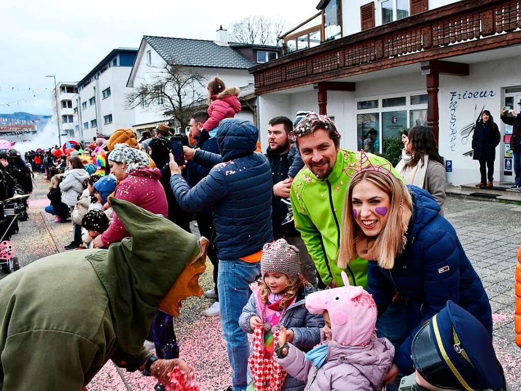 Eindrcke vom Umzug im Ortsteil Wyhlen