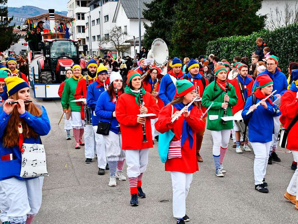 Eindrcke vom Umzug im Ortsteil Wyhlen