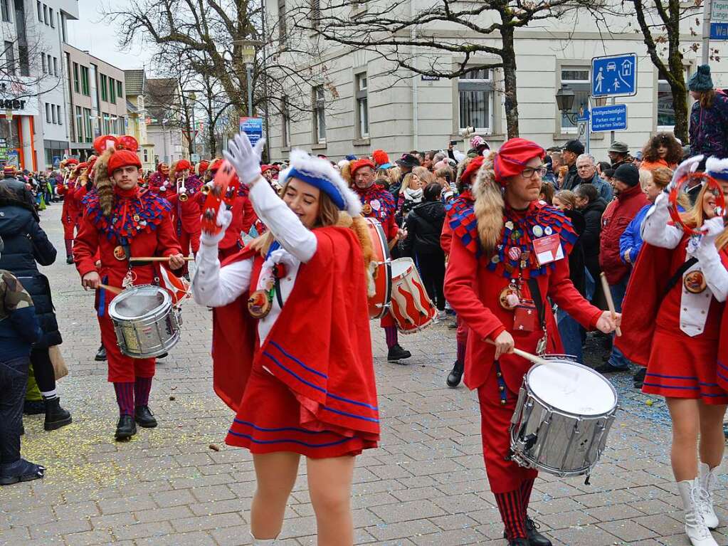 Eindrcke vom Fasnachtsumzug in Schopfheim