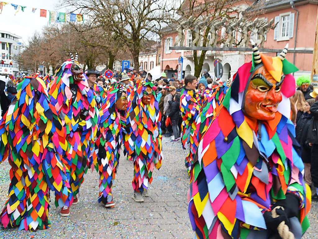 Eindrcke vom Fasnachtsumzug in Schopfheim