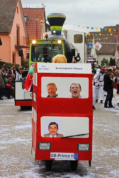 Szenen vom Fasnachtsumzug in Gottenheim  | Foto: Mario Schneberg