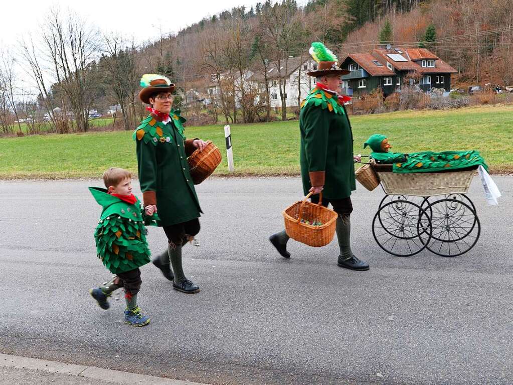 Impressionen vom Umzug am Fasnachtssamstag in Buchenbach