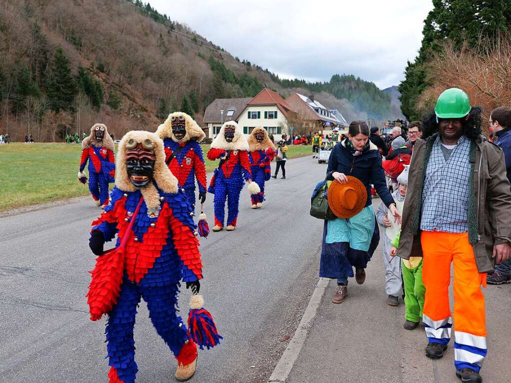 Impressionen vom Umzug am Fasnachtssamstag in Buchenbach