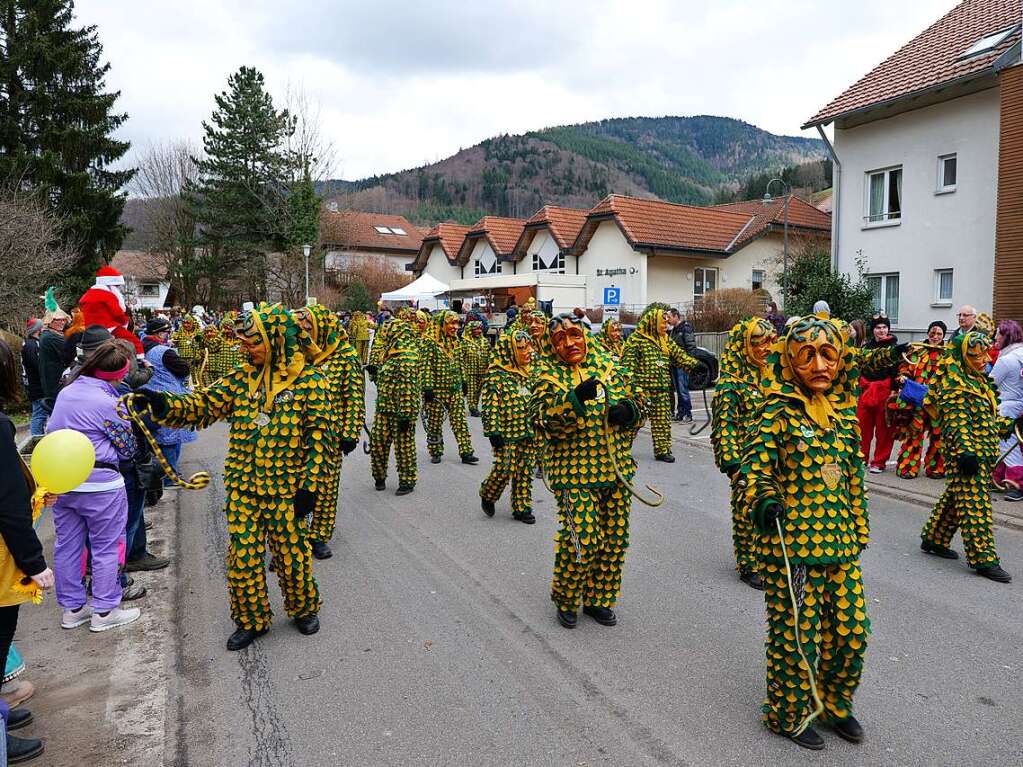 Impressionen vom Umzug am Fasnachtssamstag in Buchenbach