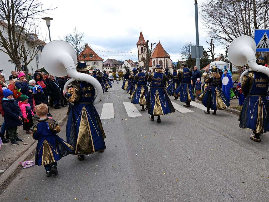 Impressionen vom Umzug am Fasnachtssamstag in Buchenbach