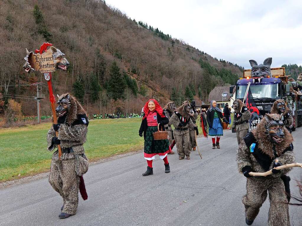 Impressionen vom Umzug am Fasnachtssamstag in Buchenbach