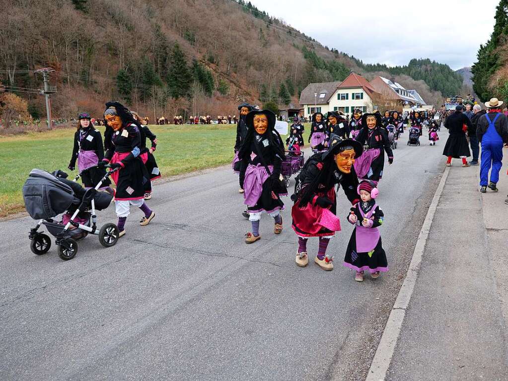 Impressionen vom Umzug am Fasnachtssamstag in Buchenbach