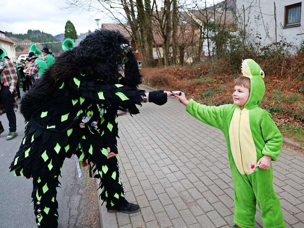 Impressionen vom Umzug am Fasnachtssamstag in Buchenbach