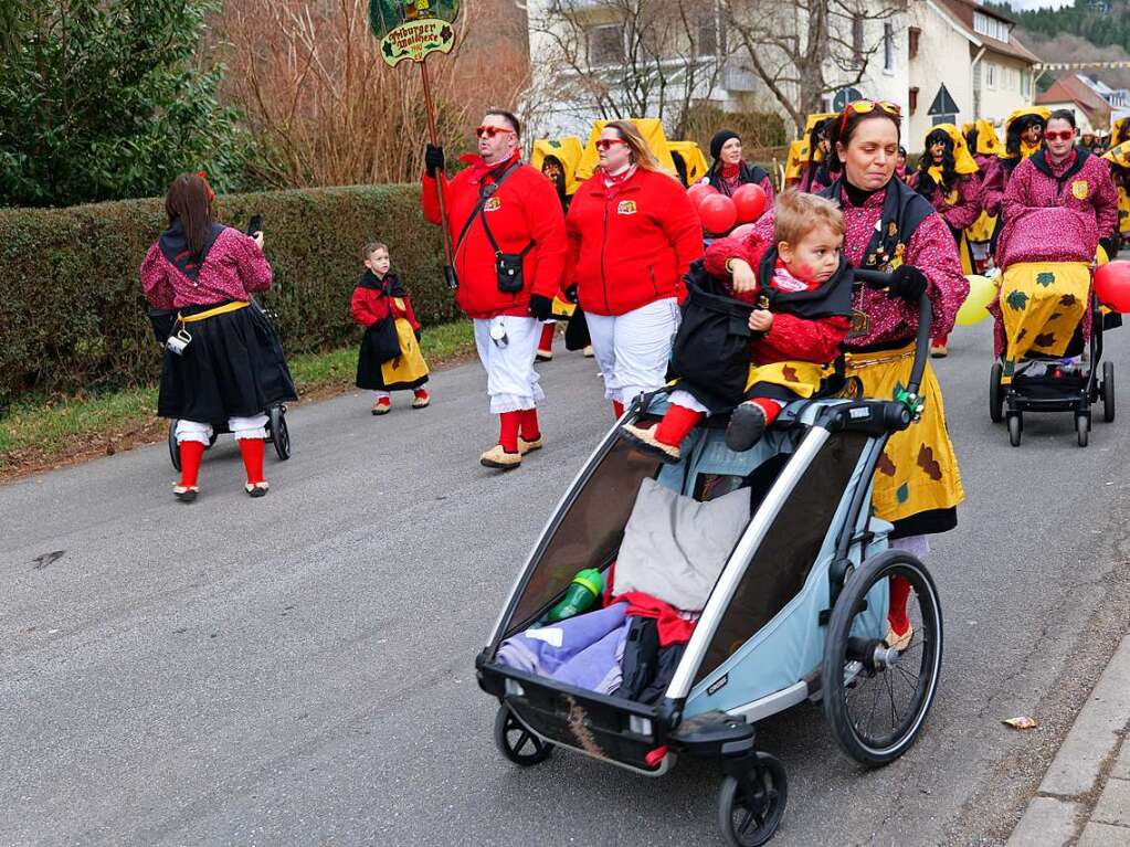 Impressionen vom Umzug am Fasnachtssamstag in Buchenbach