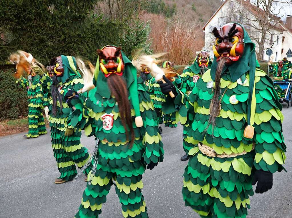 Impressionen vom Umzug am Fasnachtssamstag in Buchenbach