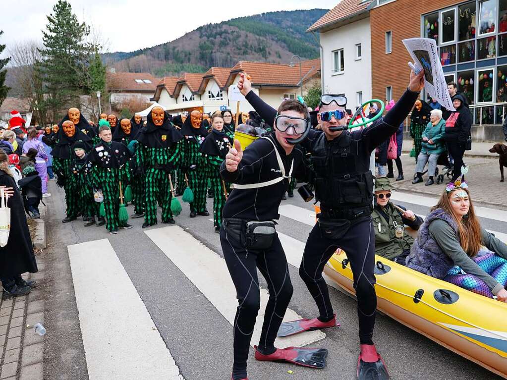 Impressionen vom Umzug am Fasnachtssamstag in Buchenbach