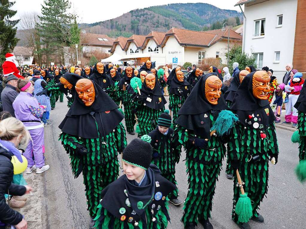 Impressionen vom Umzug am Fasnachtssamstag in Buchenbach