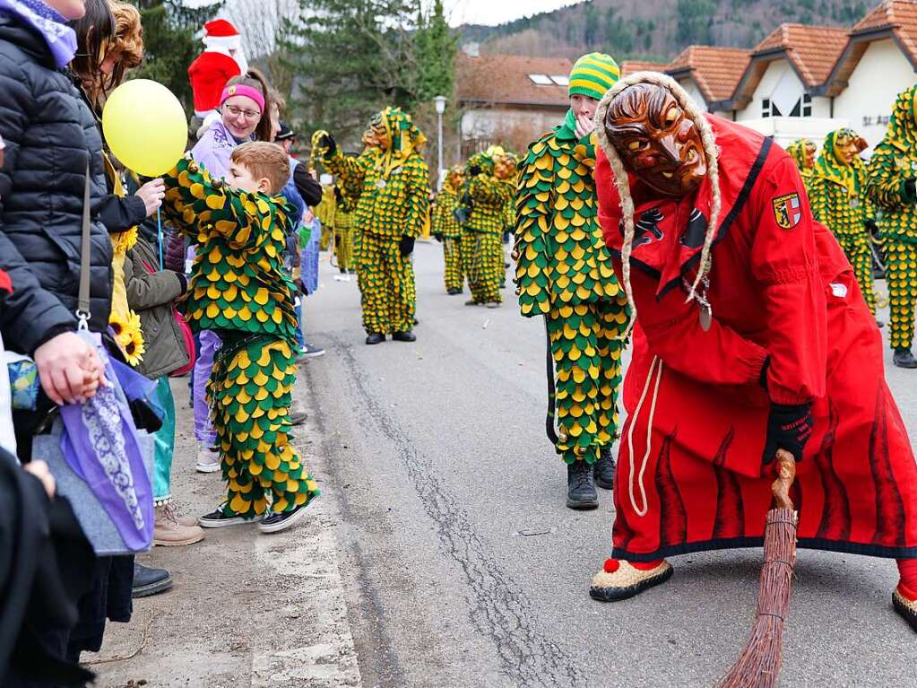 Impressionen vom Umzug am Fasnachtssamstag in Buchenbach