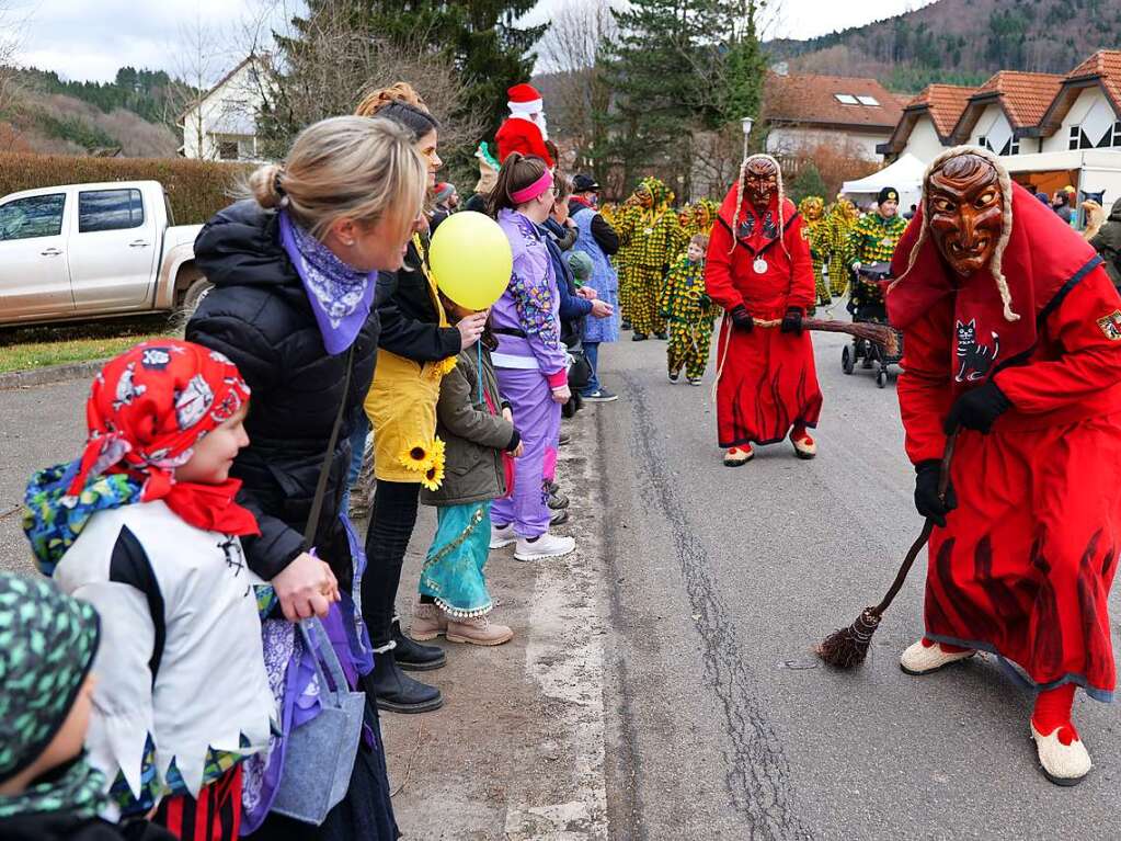 Impressionen vom Umzug am Fasnachtssamstag in Buchenbach