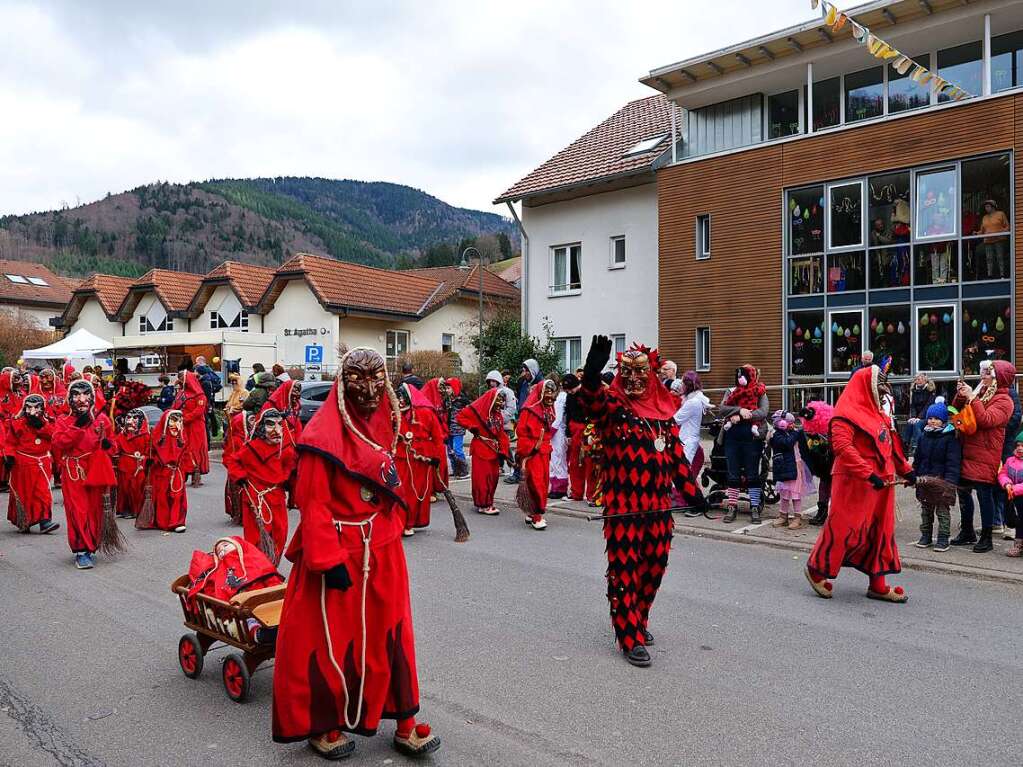 Impressionen vom Umzug am Fasnachtssamstag in Buchenbach