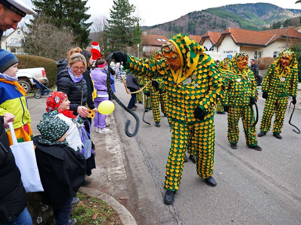 Impressionen vom Umzug am Fasnachtssamstag in Buchenbach