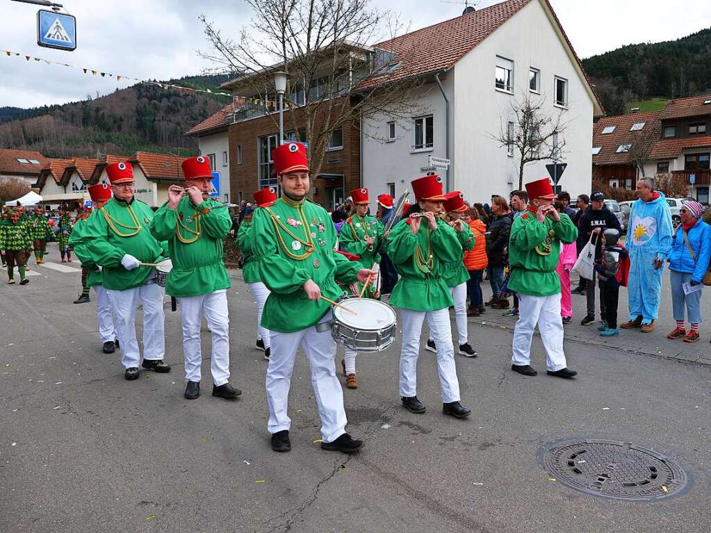 Impressionen vom Umzug am Fasnachtssamstag in Buchenbach