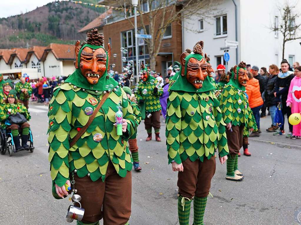 Impressionen vom Umzug am Fasnachtssamstag in Buchenbach