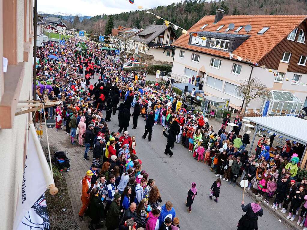 Impressionen vom Umzug am Fasnachtssamstag in Buchenbach