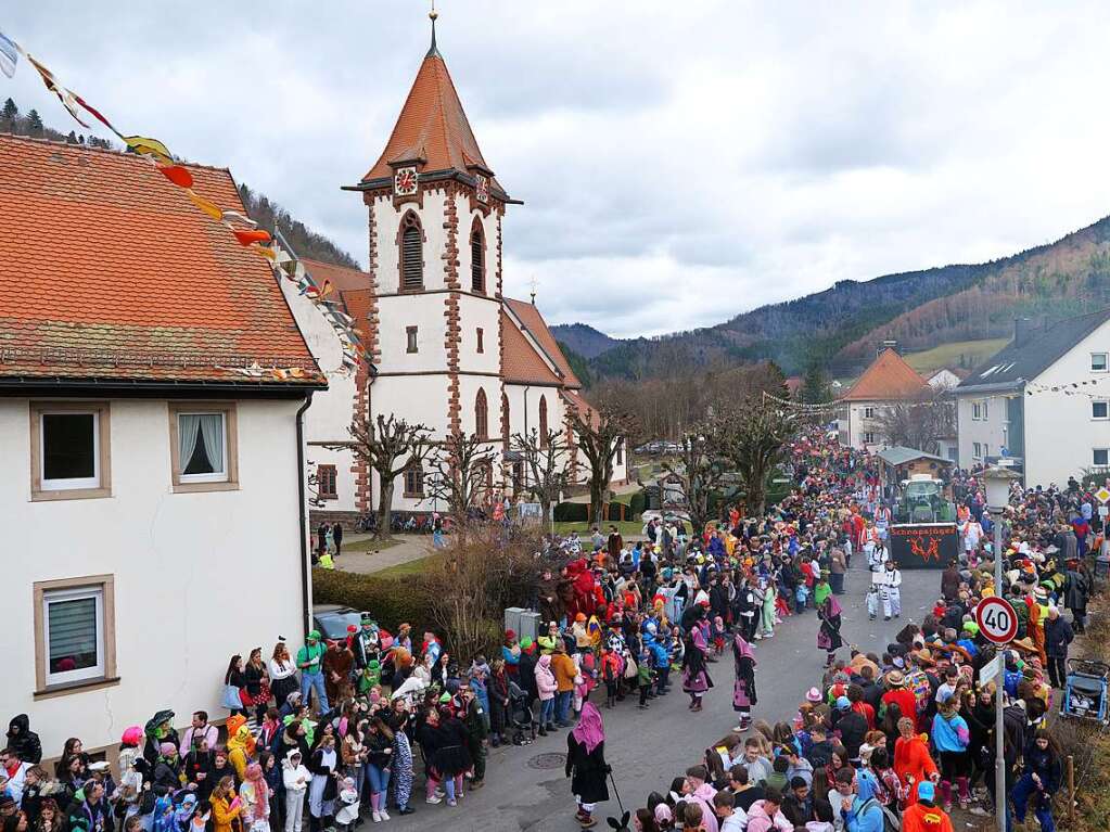 Impressionen vom Umzug am Fasnachtssamstag in Buchenbach