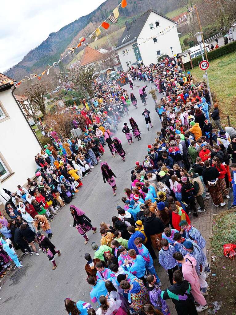 Impressionen vom Umzug am Fasnachtssamstag in Buchenbach