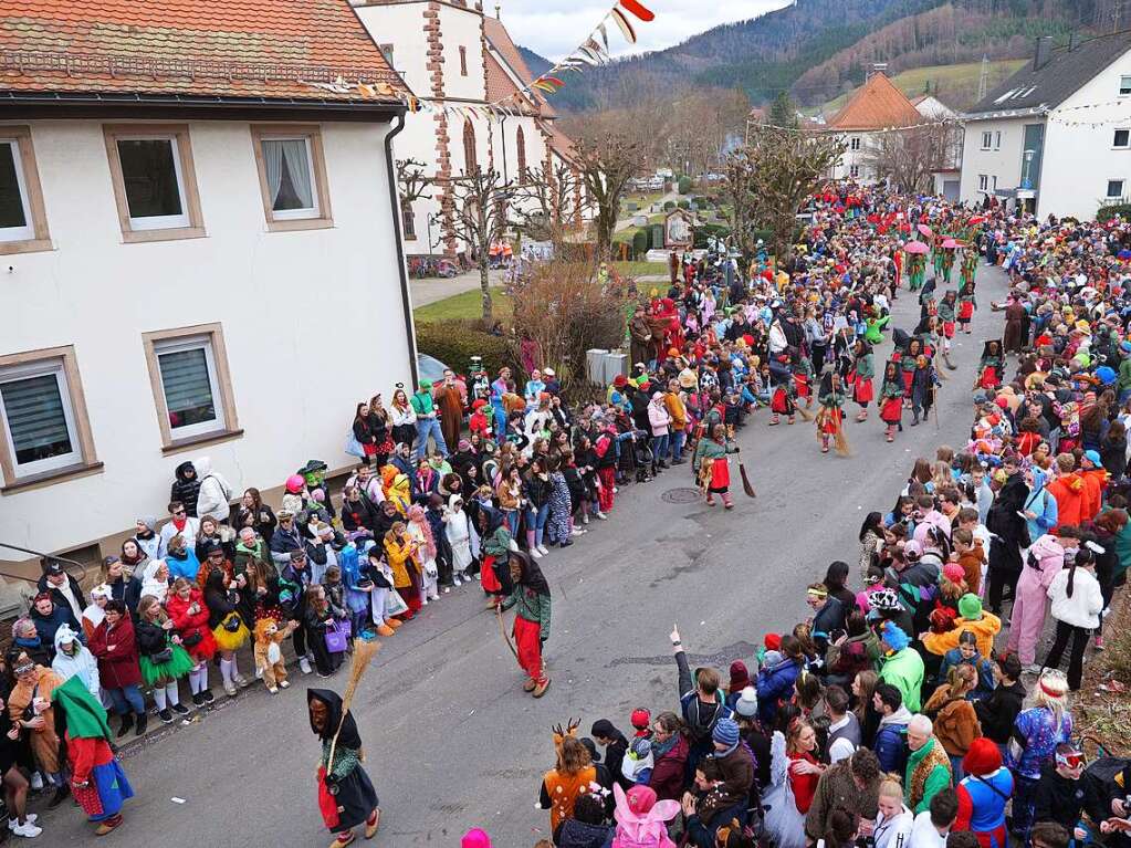 Impressionen vom Umzug am Fasnachtssamstag in Buchenbach