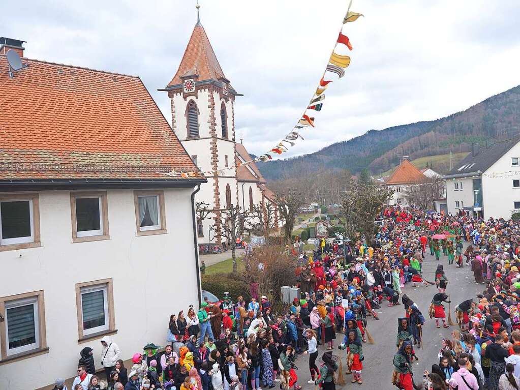 Impressionen vom Umzug am Fasnachtssamstag in Buchenbach