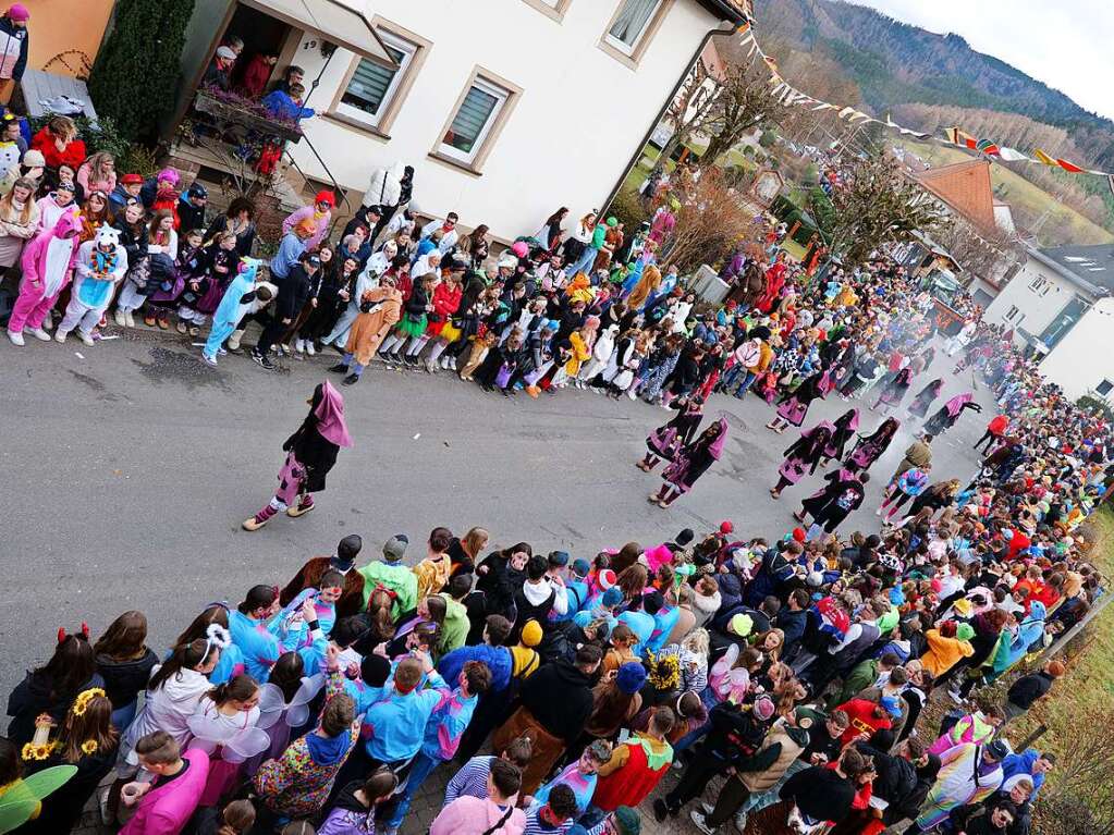 Impressionen vom Umzug am Fasnachtssamstag in Buchenbach