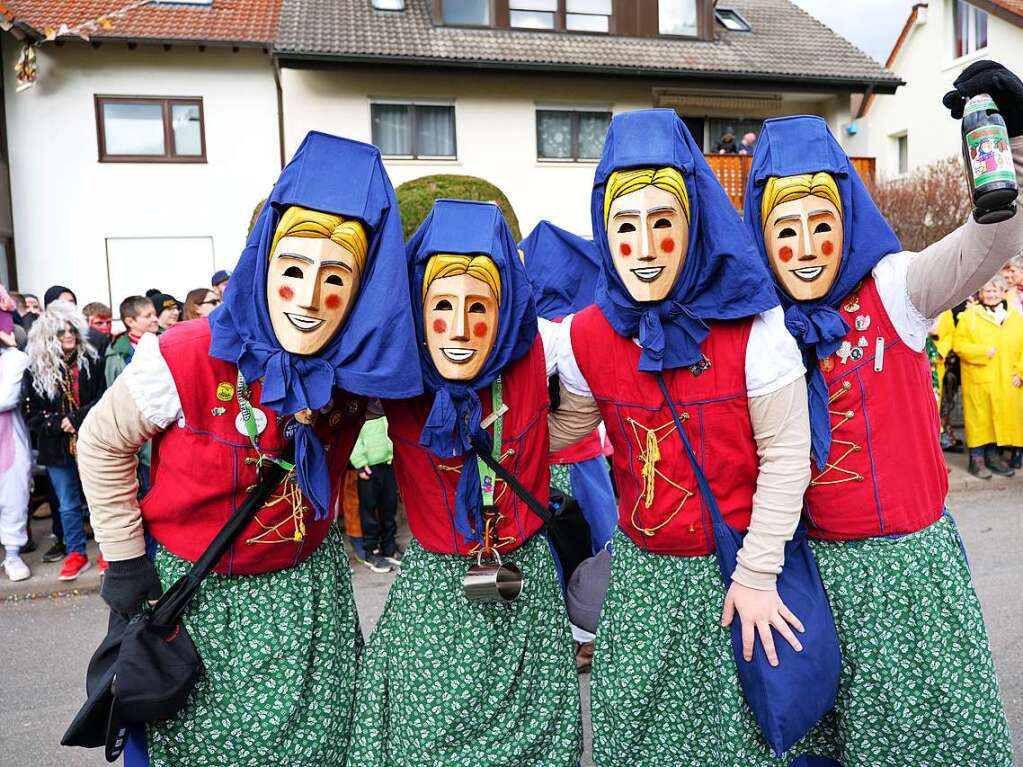 Impressionen vom Umzug am Fasnachtssamstag in Buchenbach