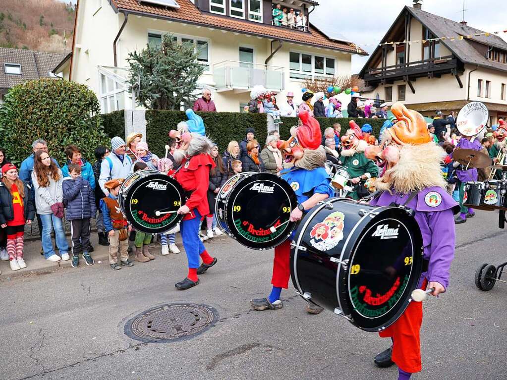 Impressionen vom Umzug am Fasnachtssamstag in Buchenbach