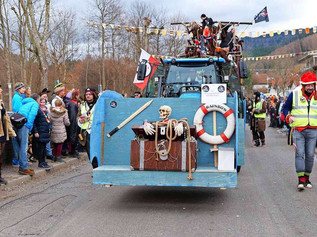 Impressionen vom Umzug am Fasnachtssamstag in Buchenbach