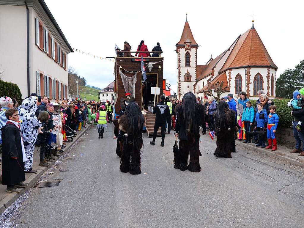 Impressionen vom Umzug am Fasnachtssamstag in Buchenbach