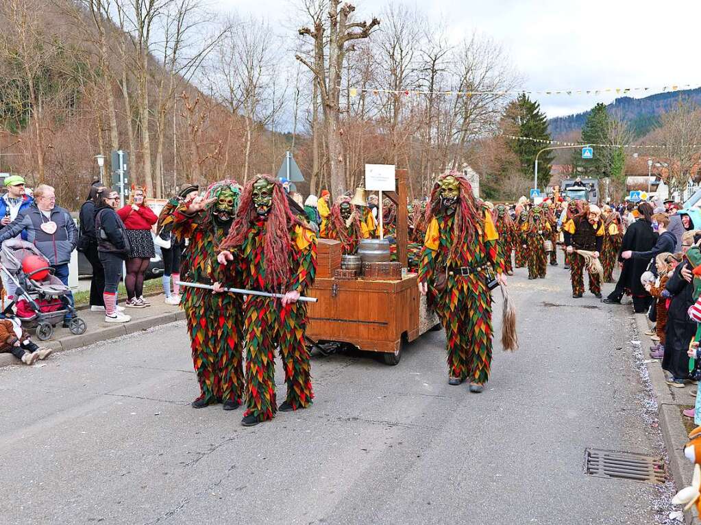 Impressionen vom Umzug am Fasnachtssamstag in Buchenbach