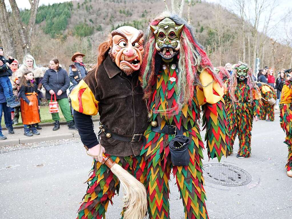 Impressionen vom Umzug am Fasnachtssamstag in Buchenbach