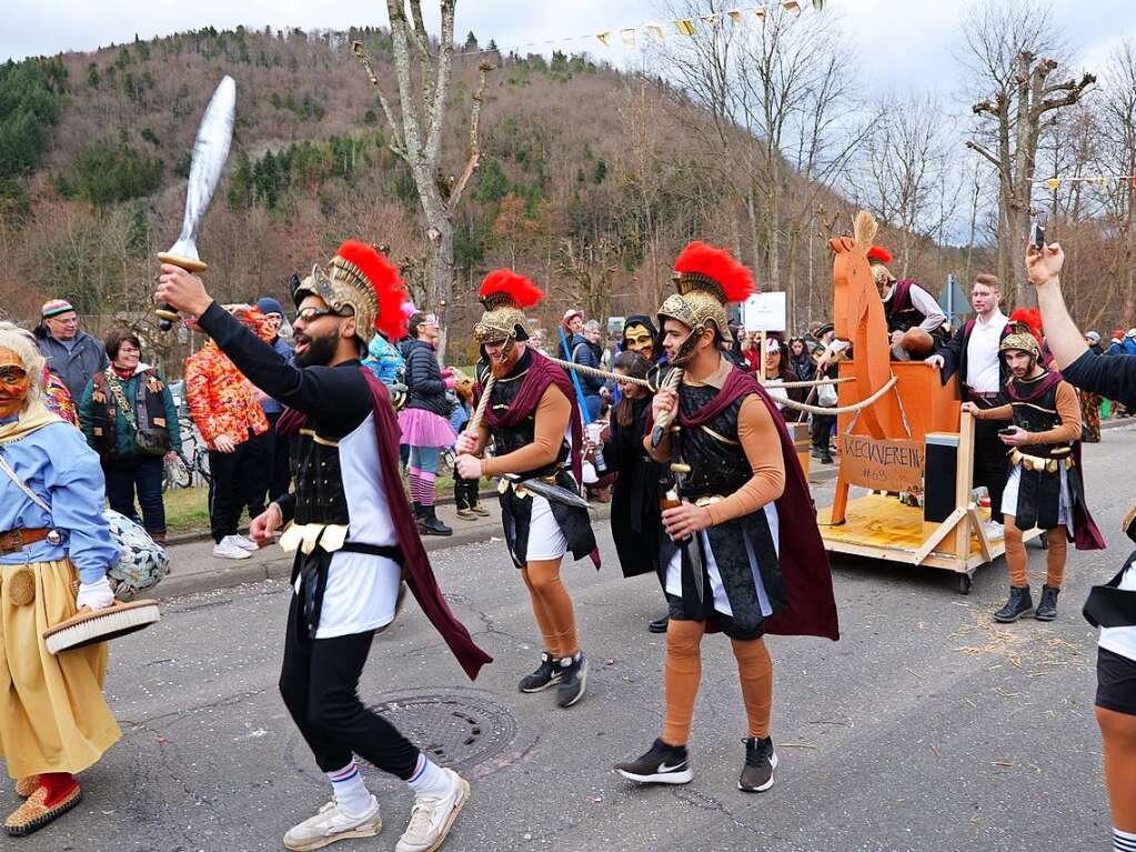 Impressionen vom Umzug am Fasnachtssamstag in Buchenbach