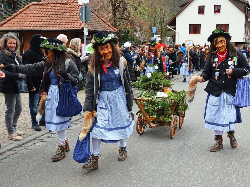 Die Plattewieble beim Glottertler Umzug