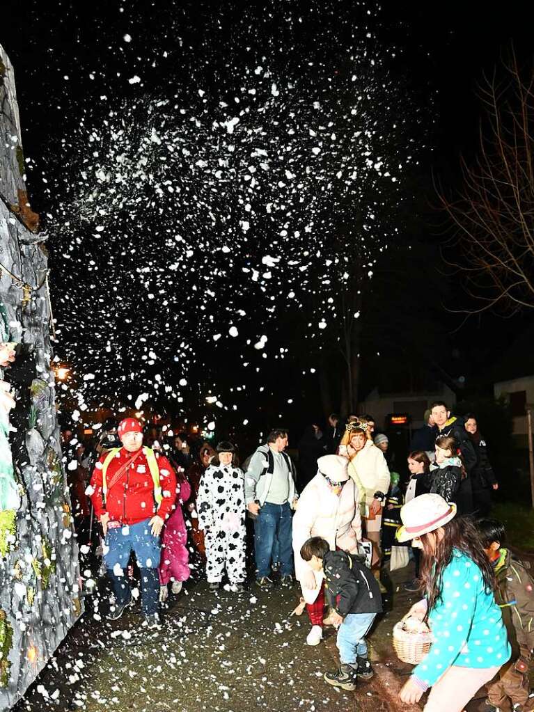 Beim Nachtumzug der Welschkorngeister in Denzlingen