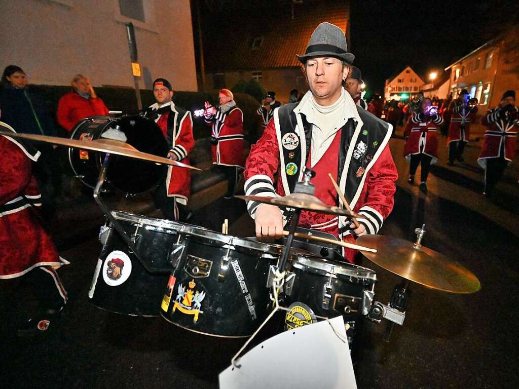 Beim Nachtumzug der Welschkorngeister in Denzlingen