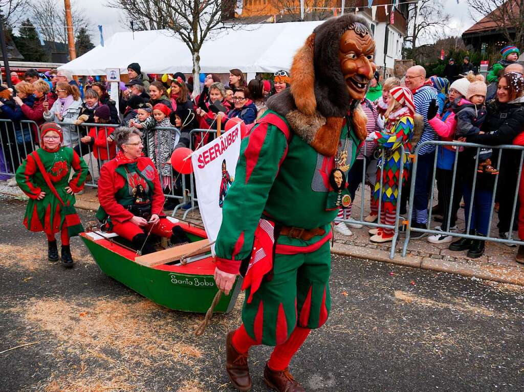 Mit der kleinen Santa Barbara wurde die schnste Nixe transportiert.