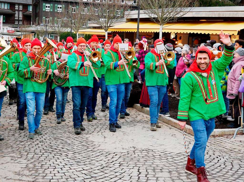 Cesar Masano Cavaloti fhrte den Musikverein Titisee-Jostal an.