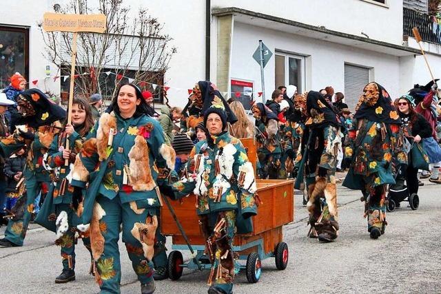 In Malsburg-Marzell feiern die Wälder eine kleine aber feiner Fasnacht
