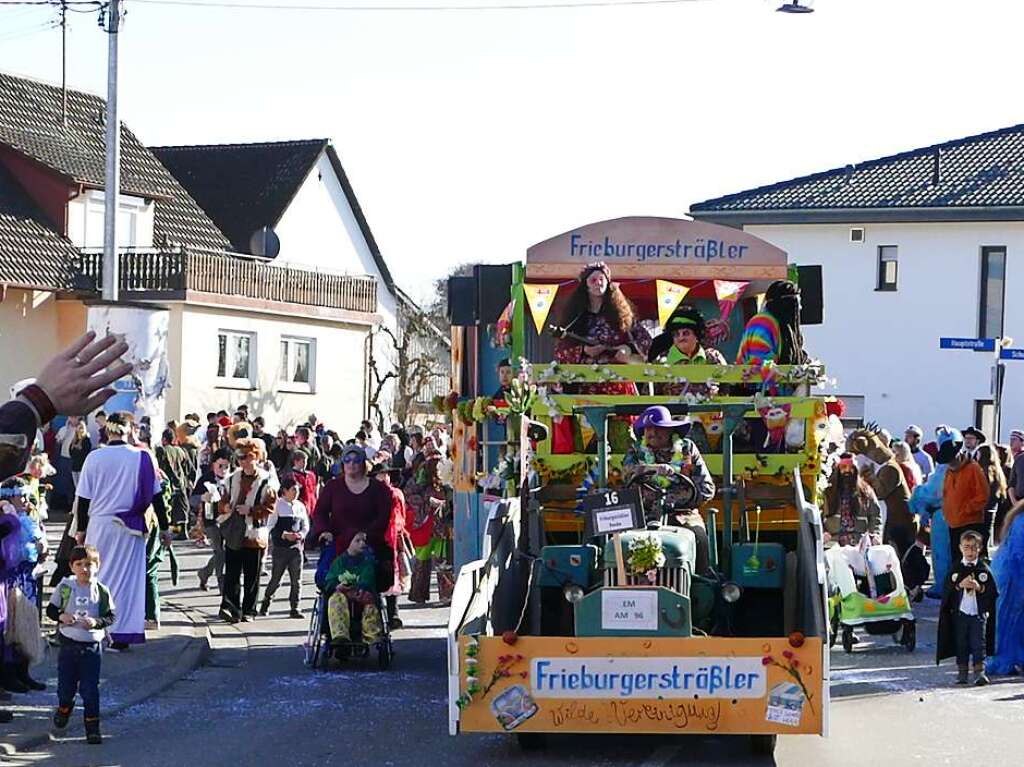 Die Zeit der Hippiebewegung lieen die Freiburgerstrler aufleben.