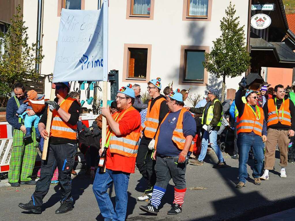 Der Rosenmontagsumzug in Hg-Ehrsberg