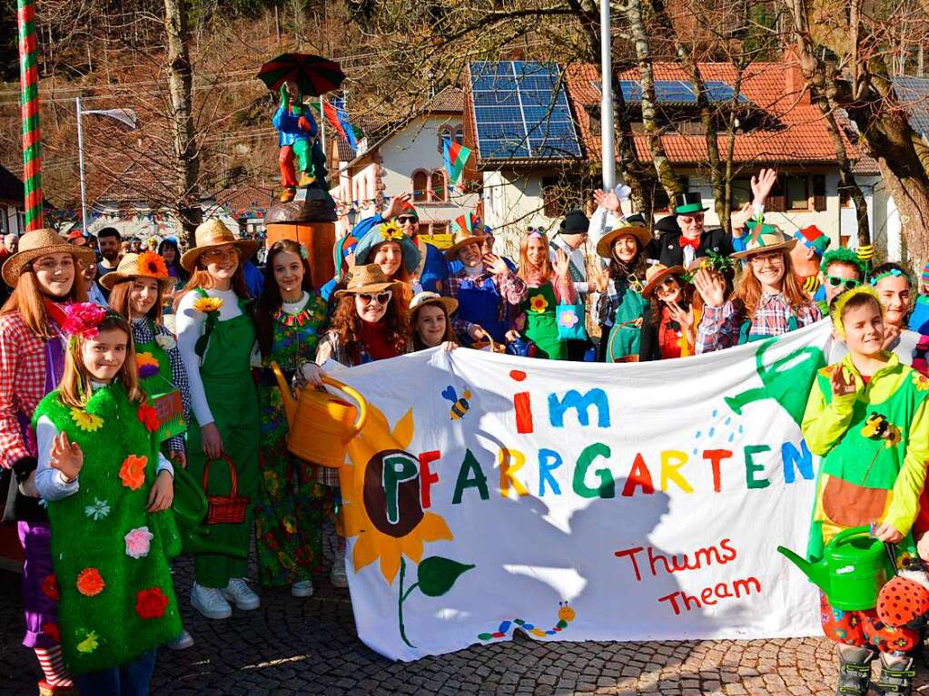 Beim Umzug in Oberwinden