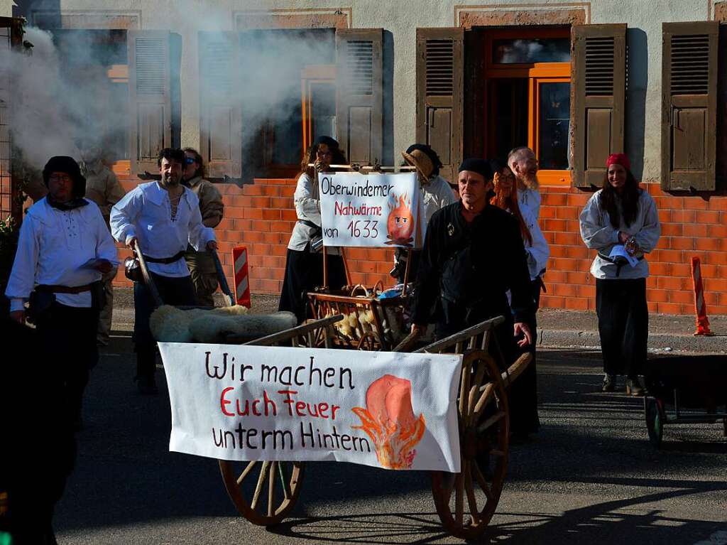 Beim Umzug in Oberwinden